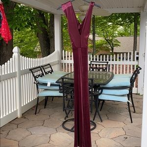 Maroon jump suit